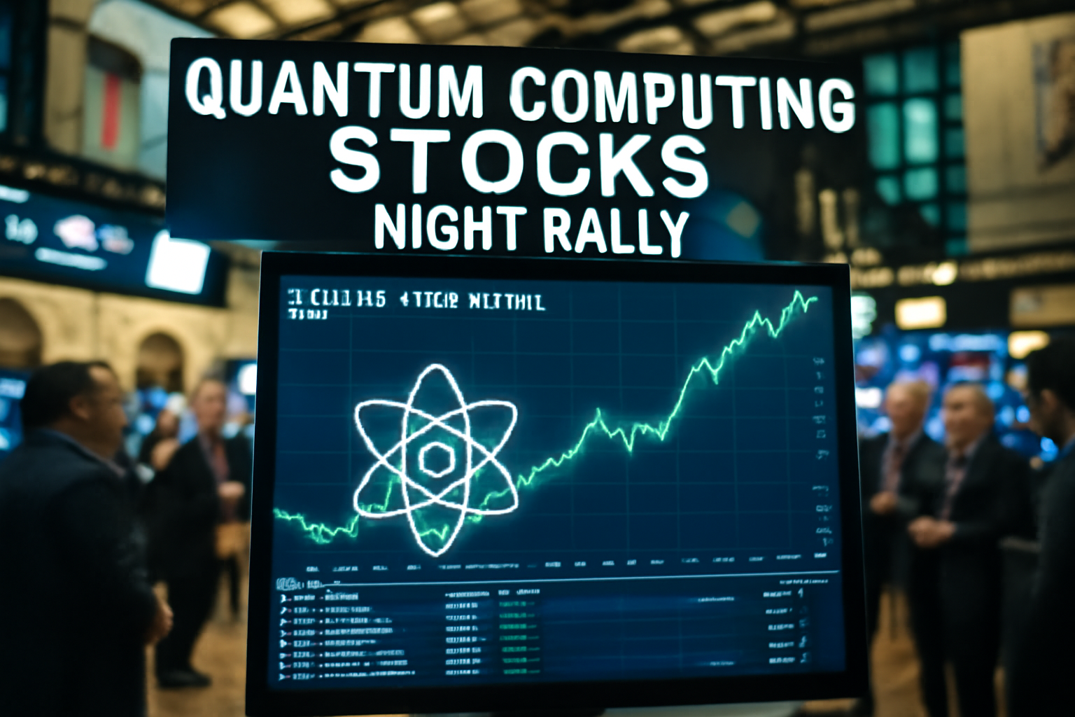 美股夜盘量子计算概念股集体上涨，QUBT涨超18%