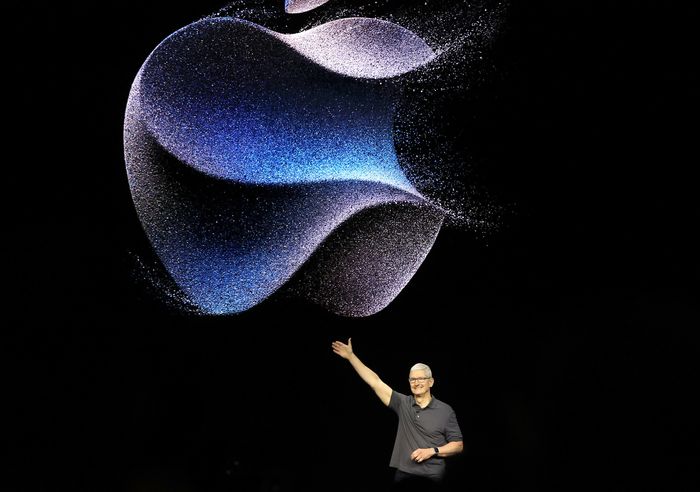 Apple Inc. Chief Executive Tim Cook kicks off Tuesday’s event in Cupertino, Calif.