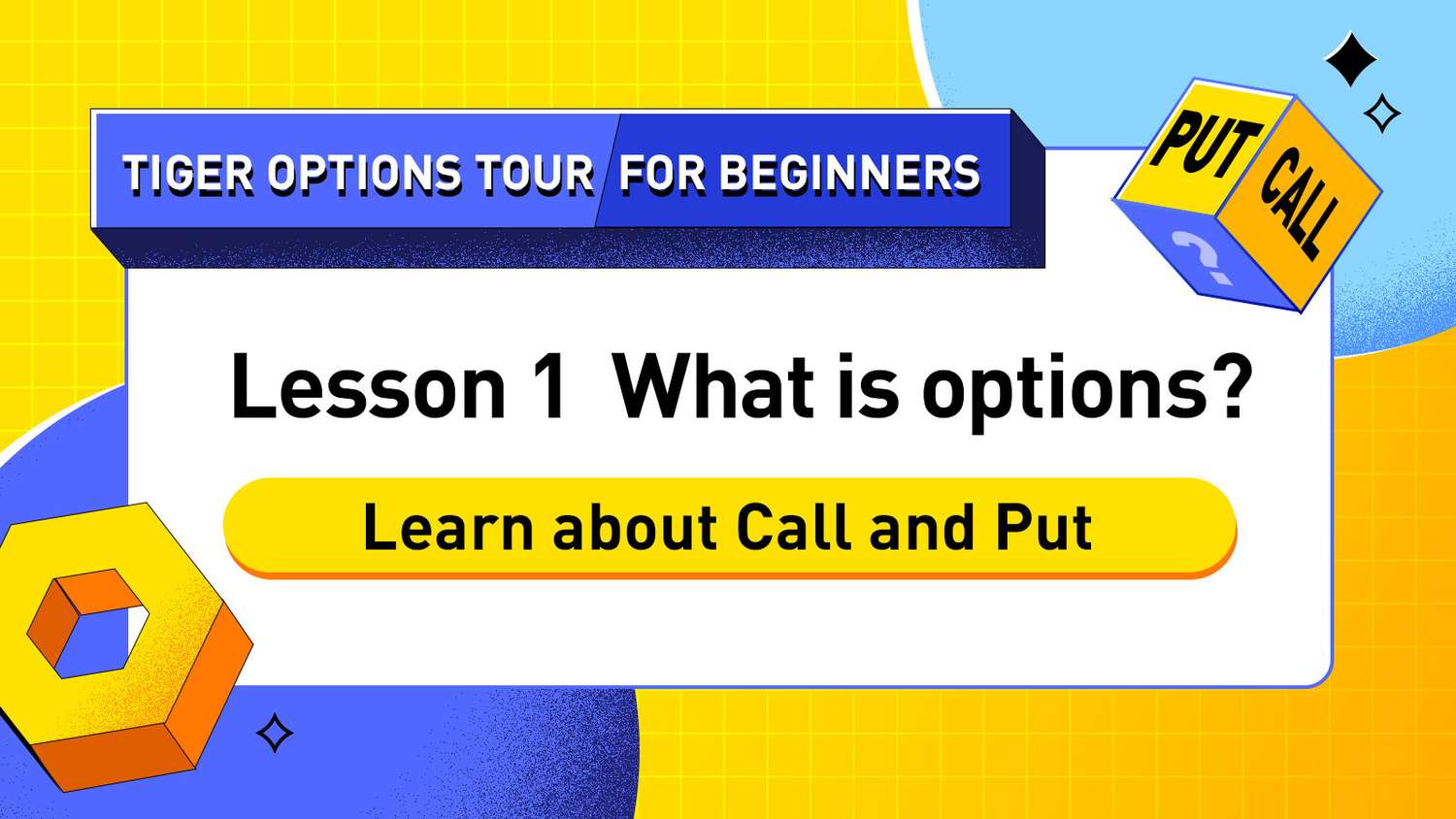 Lesson 1: What is an Option？