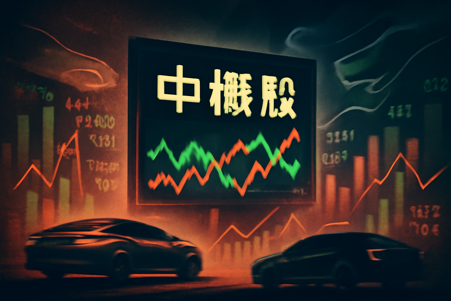 中概股盘初涨跌情况