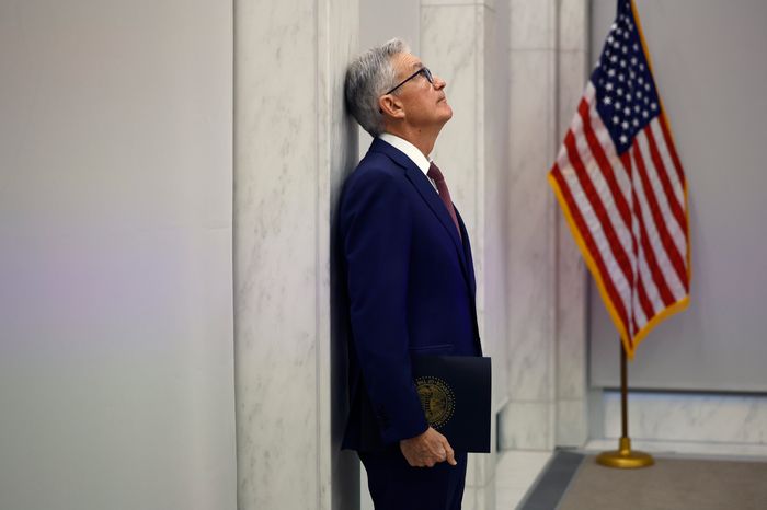 Fed Chair Jerome Powell is guiding monetary policy in the glare of election-year politics. PHOTO: CHIP SOMODEVILLA/GETTY IMAGES