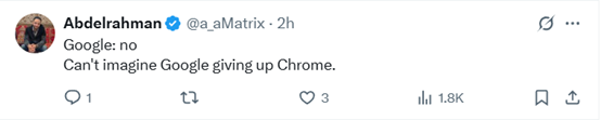 无法想象谷歌会放弃 Chrome 浏览器