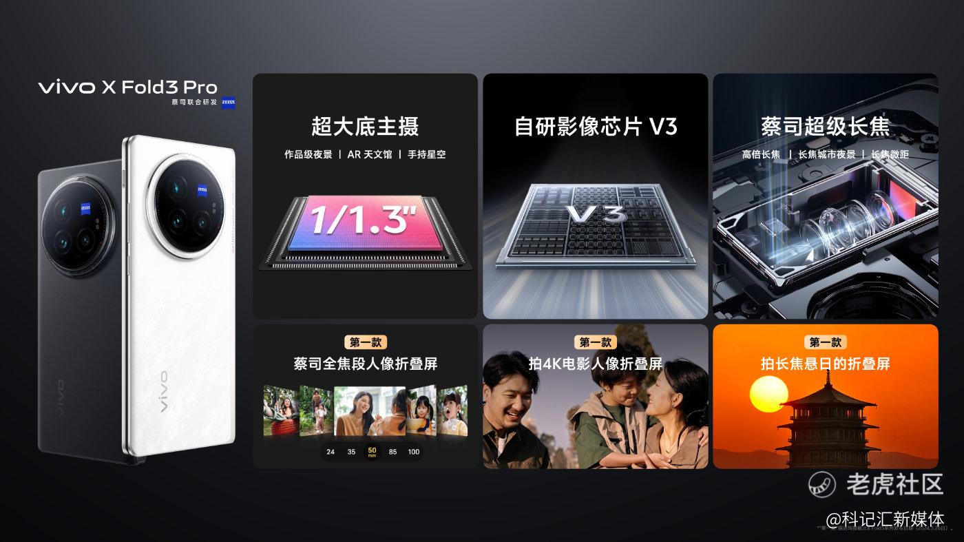 轻薄创纪录 vivo X Fold3系列旗舰折叠新品正式发布-科记汇