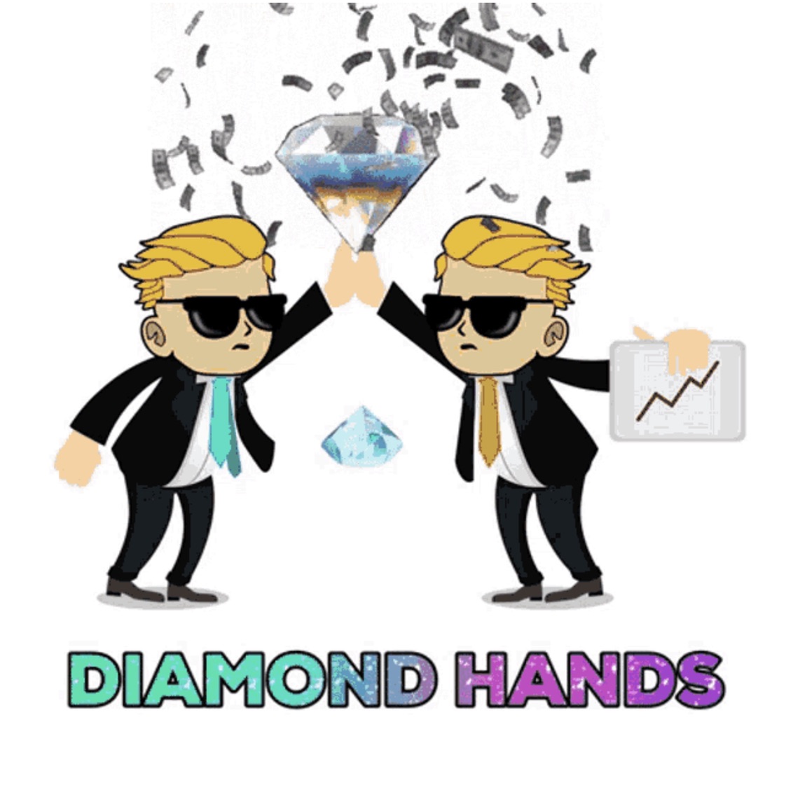 Diamond hands gif