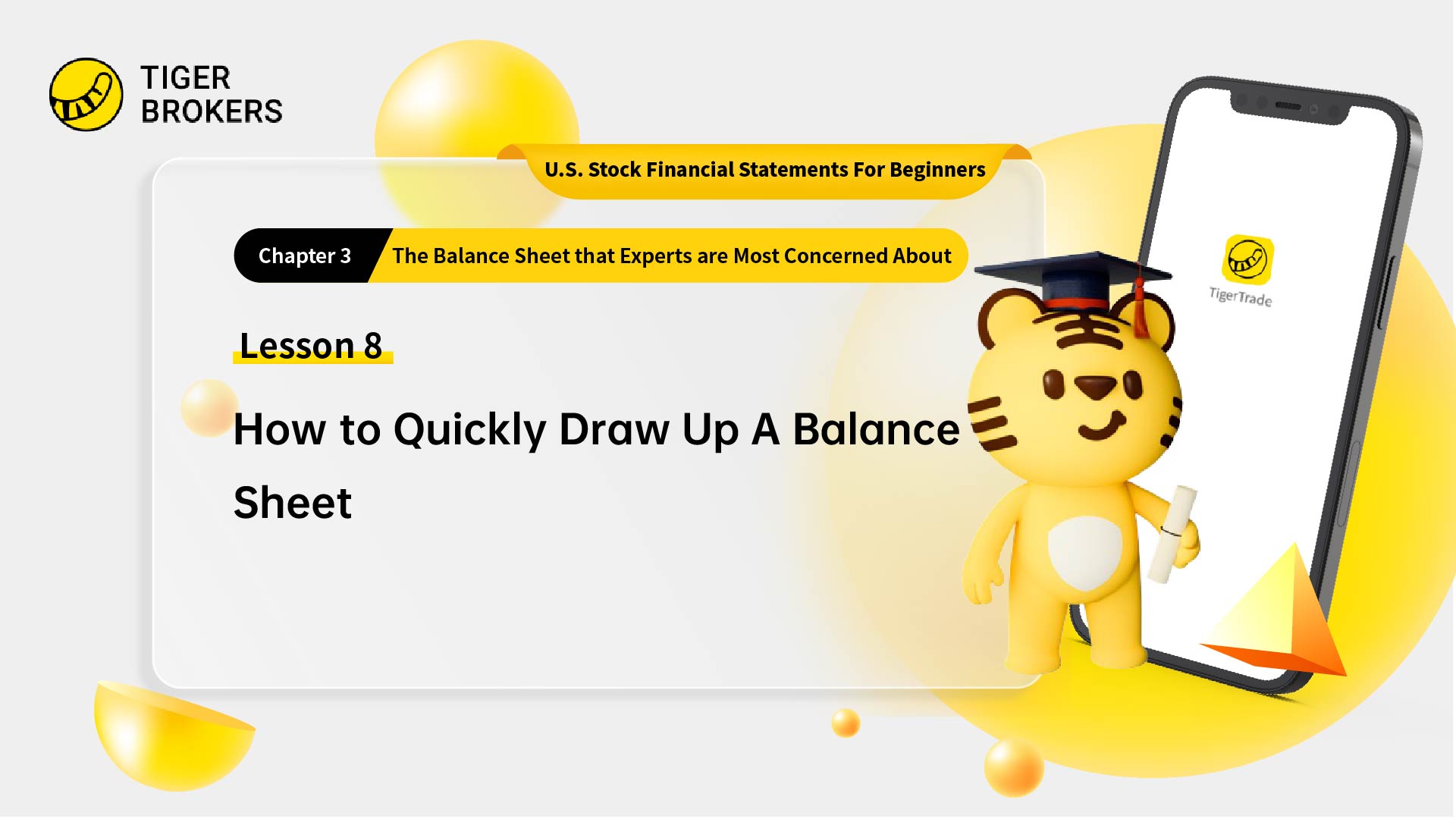 Lesson 8: How to quickly draw up a balance sheet