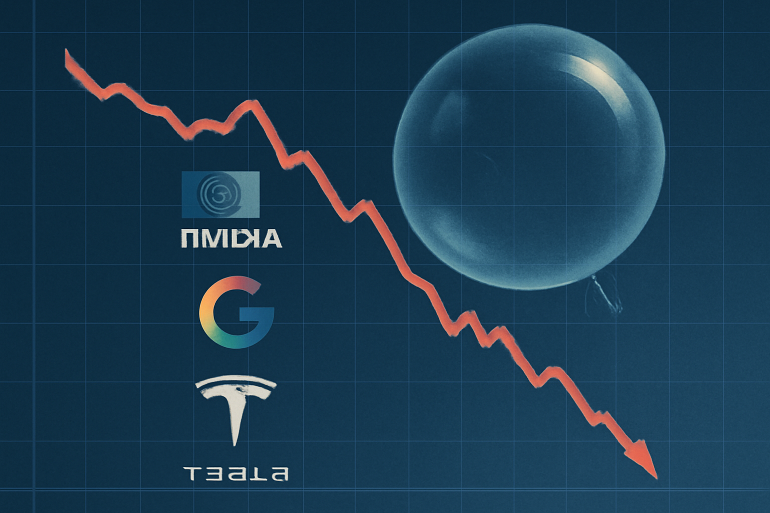 AI相关科技巨头股价大幅下跌引发泡沫质疑