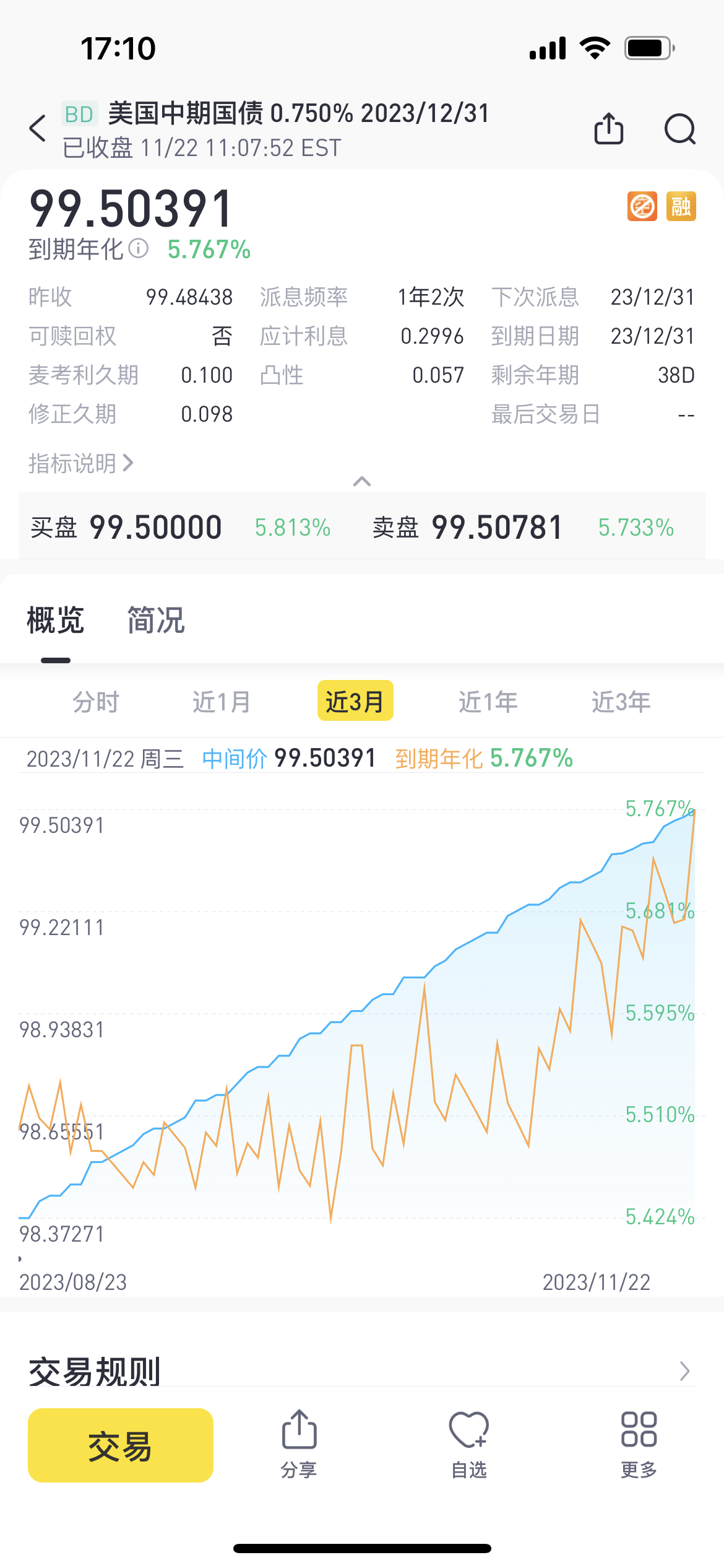 如何通过老虎证券APP交易美国国债（美债）？