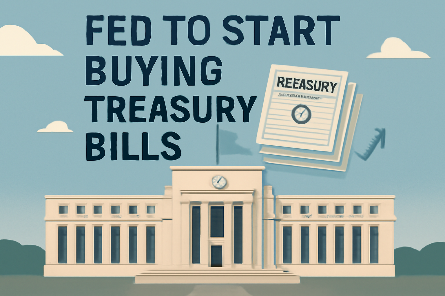 美联储预计明年2月开始购买国库券
