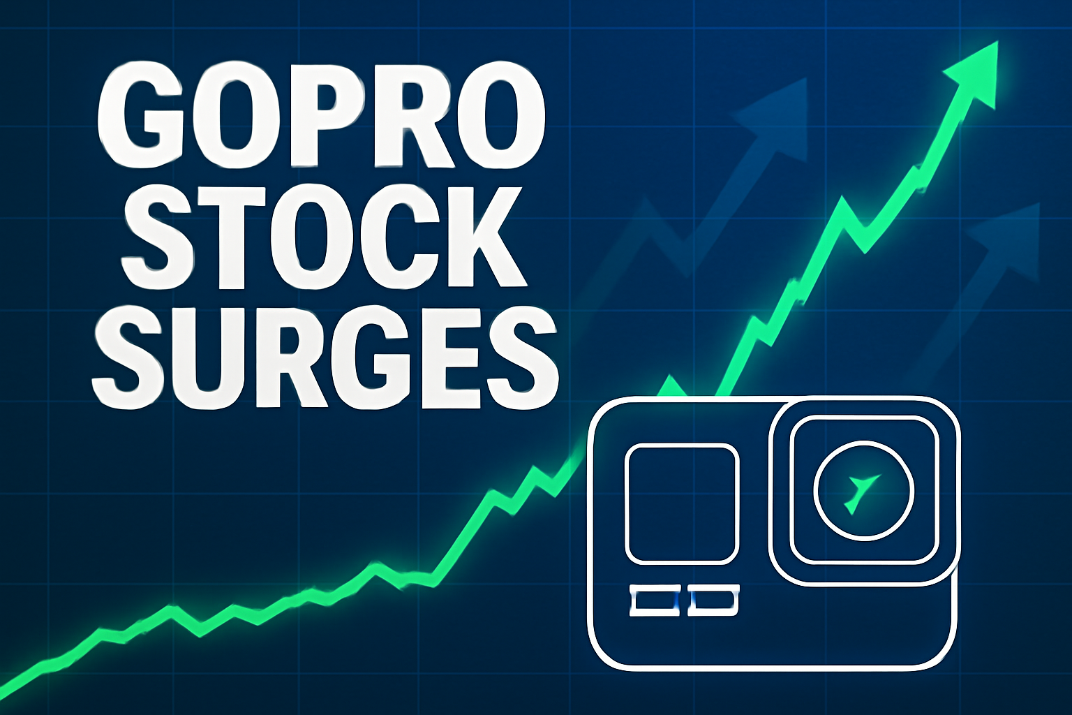 GoPro股价连涨，涨幅近50%