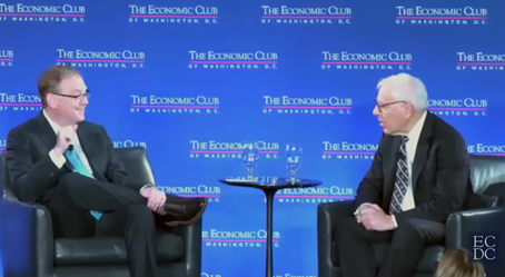 哈塞特在11月12日在华盛顿经济俱乐部演讲为关税等经济政策辩护