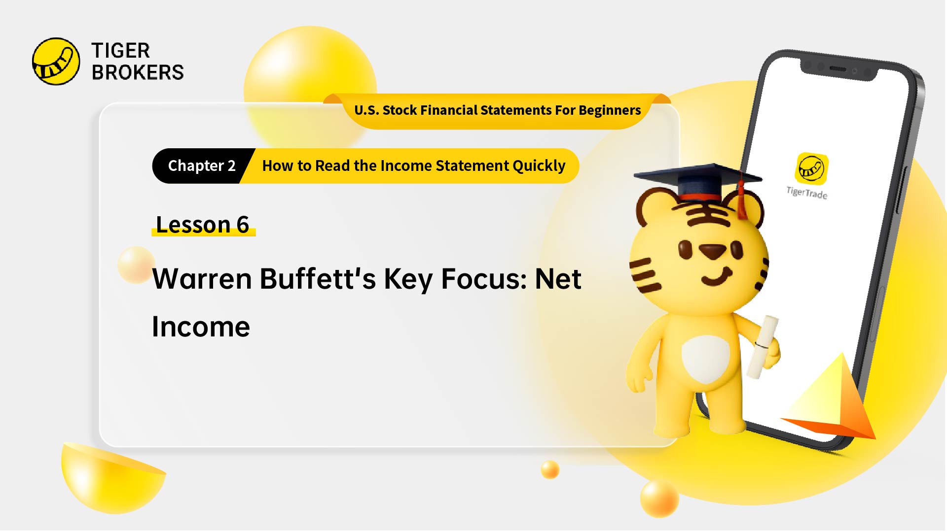 Lesson 6: Warren Buffett's key focus: net income