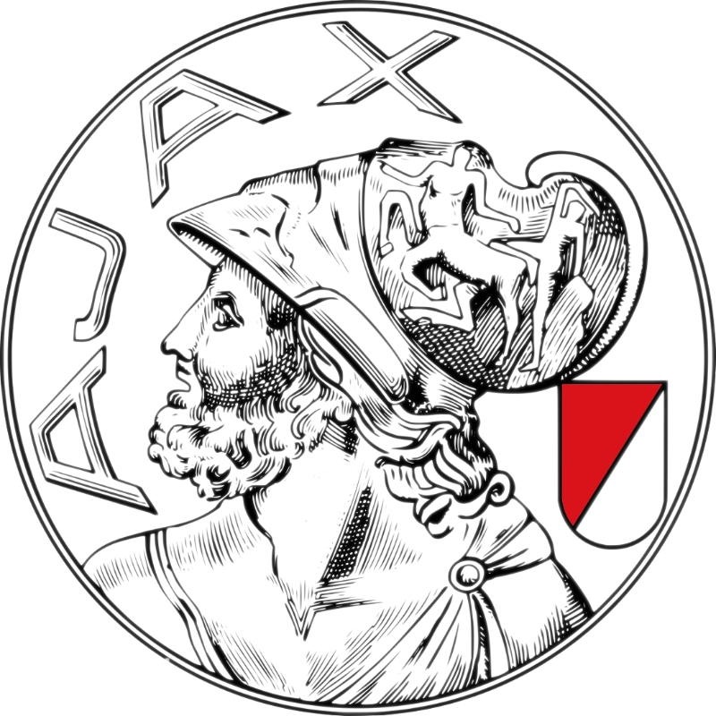 蓝白红黑的间条衫