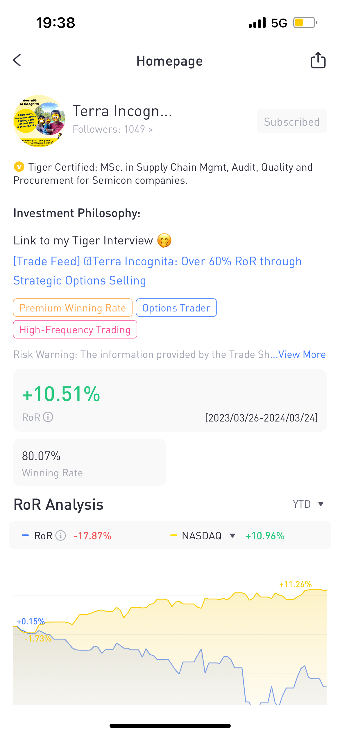 The interface is for display and explanation purposes only and should not be considered as investment advice.