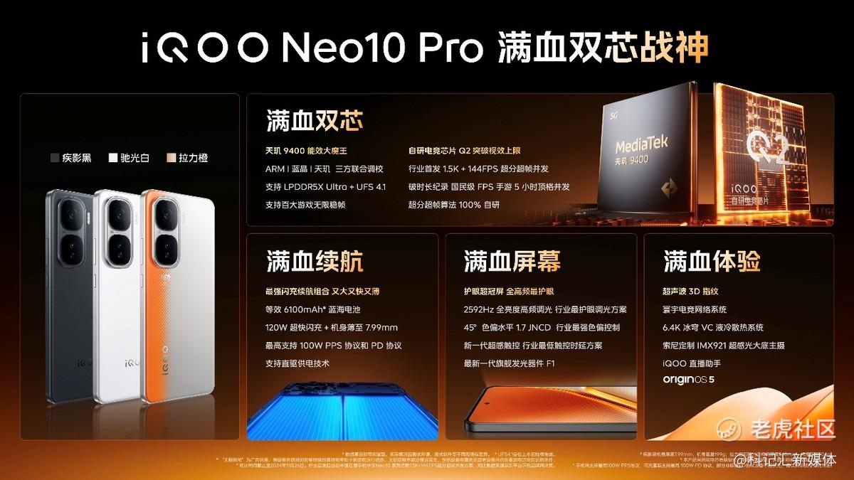 三大蓝科技加满 “满血双芯战神”iQOO Neo10系列发布-科记汇