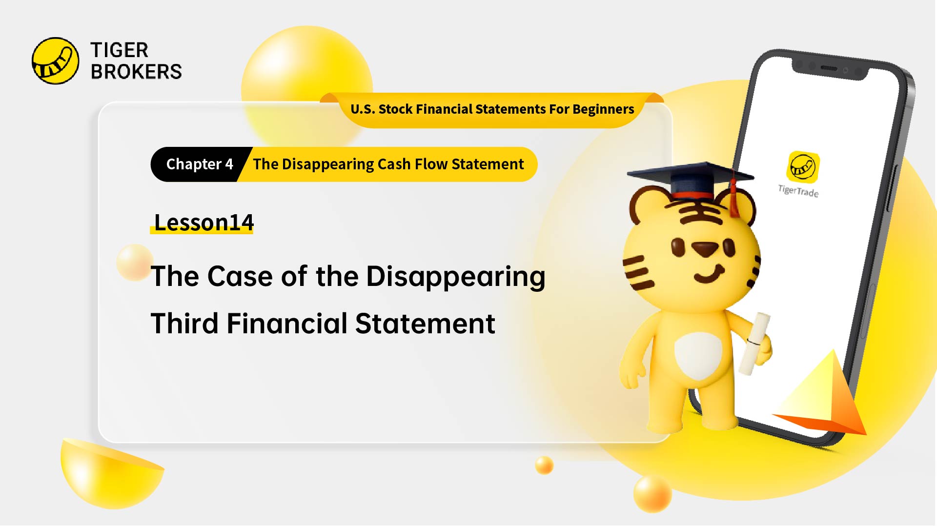 Lesson 14: Cash flow statement