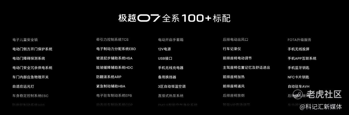 超千亿投入车型、续航性价比之王 极越07正式上市-科记汇