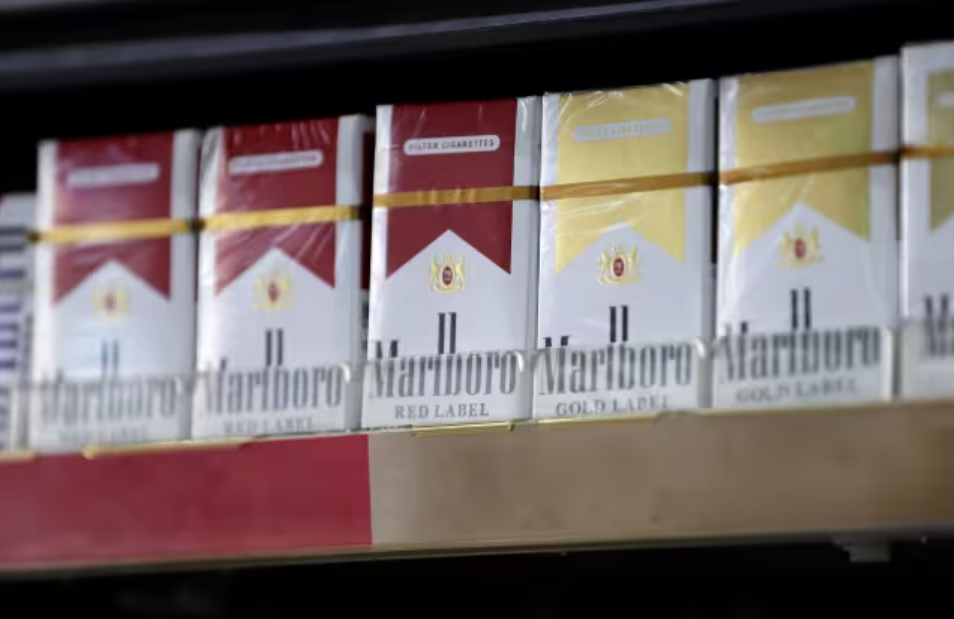 Prices for Altria cigarettes are climbing. Marlboros in a San Francisco smoke shop.