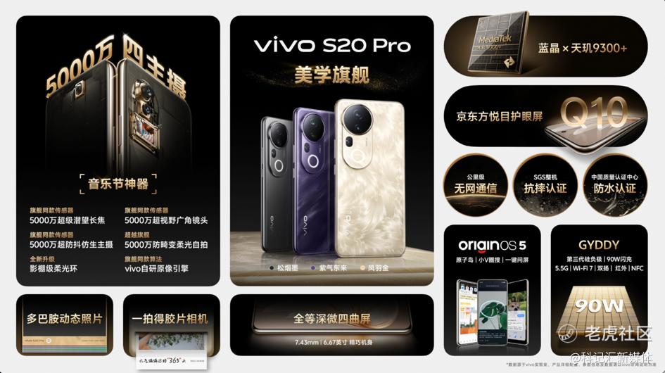 美学旗舰 漂亮登场！ vivo S20系列正式发布-科记汇